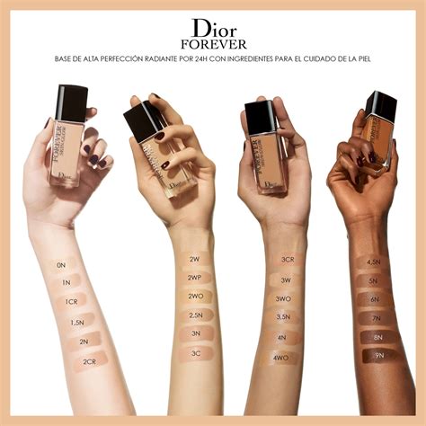 dior forever skin glow оттенки